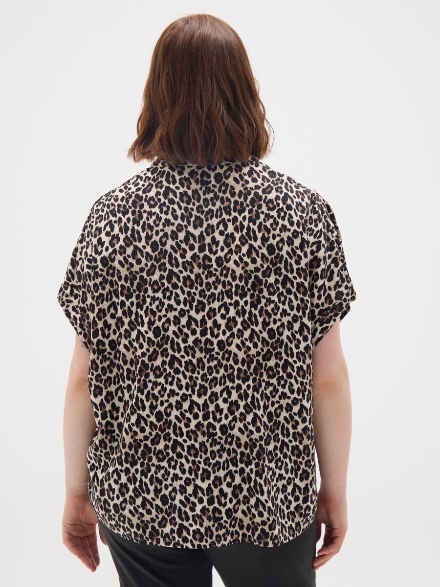 Multicolour pure viscose blouse regular fit_3