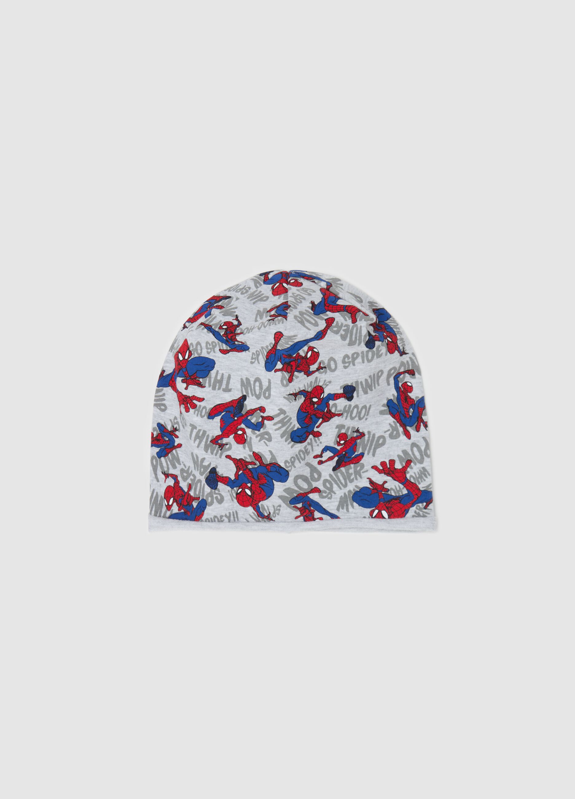 Jersey hat with Superheroes print