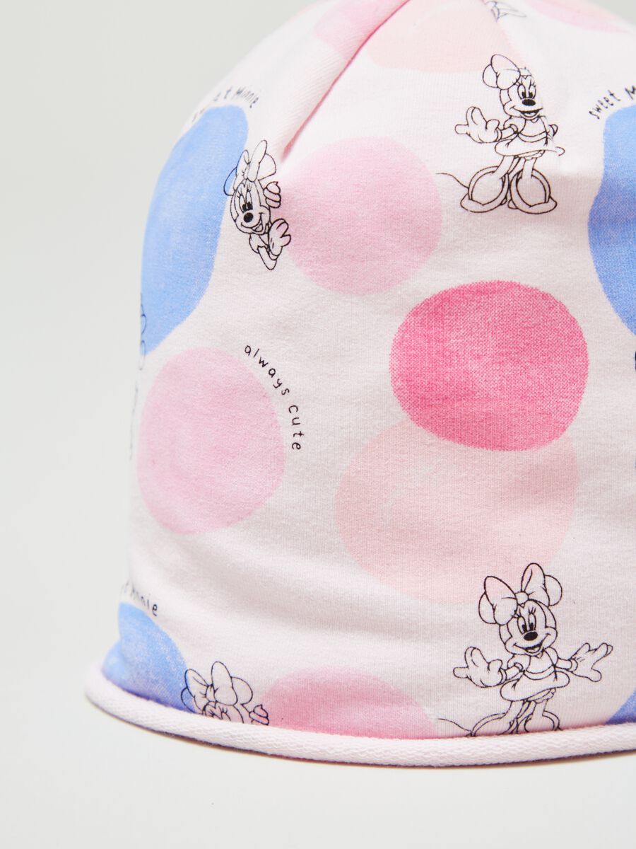 Berretto in French Terry con stampa Minnie _1