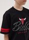 Boys' relaxed fit black pure cotton T-shirt - Chicago Bulls_1