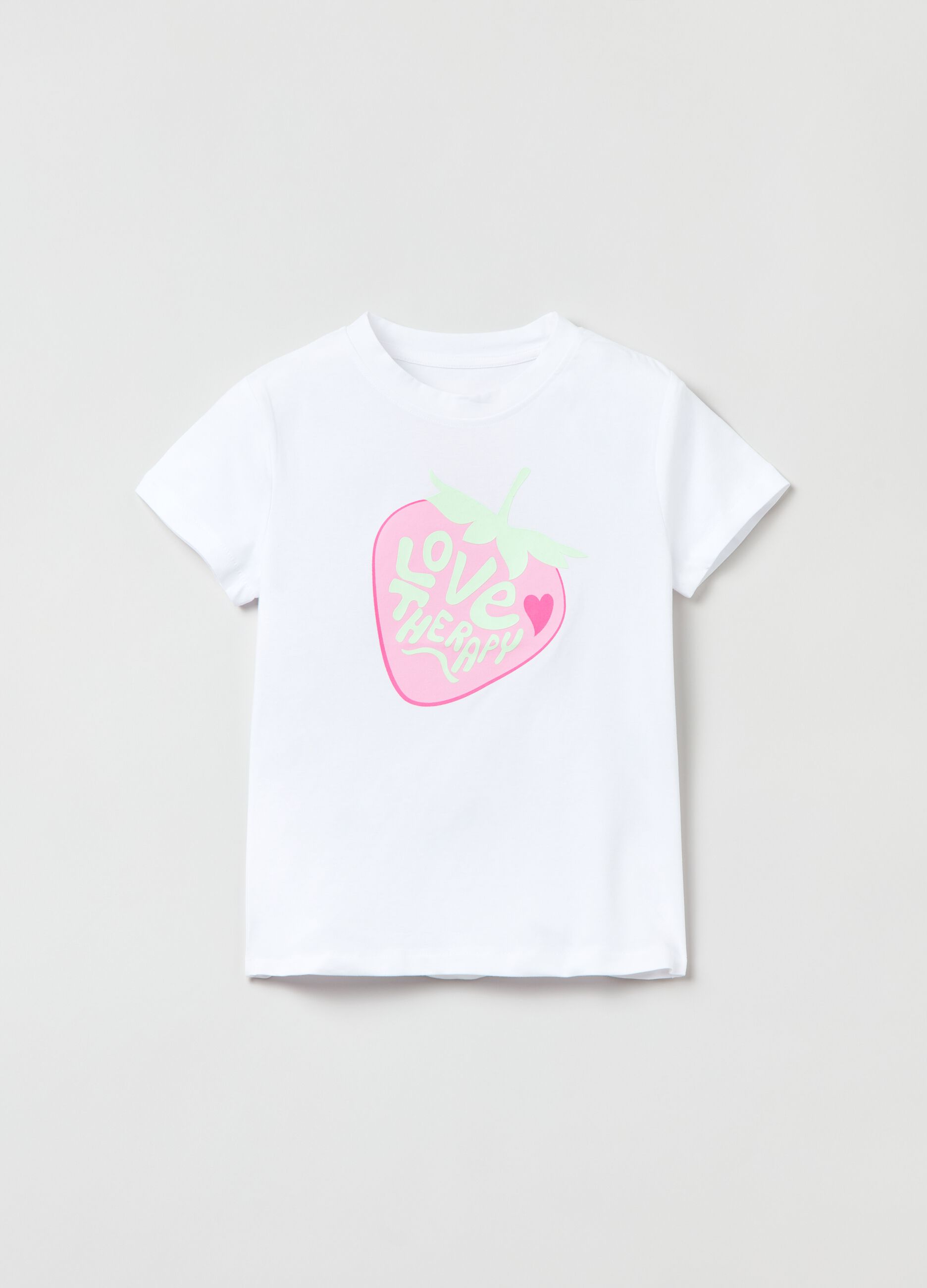 T-shirt con stampa Love Therapy_0