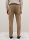 Beige Stretch Cotton Regular Fit Trousers_2
