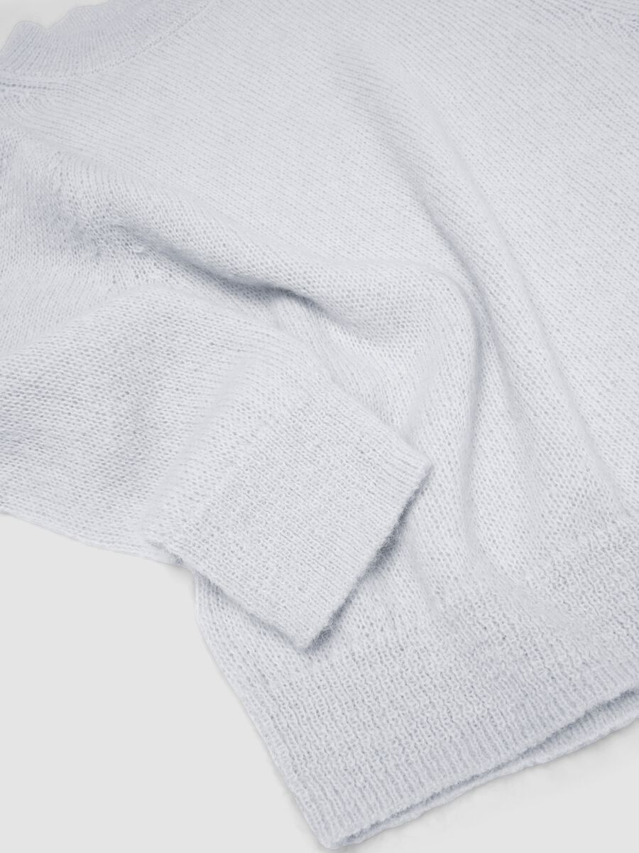 Mohair Crew Neck Light Beige_6