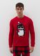 Fleece pyjamas with penguin embroidery_1
