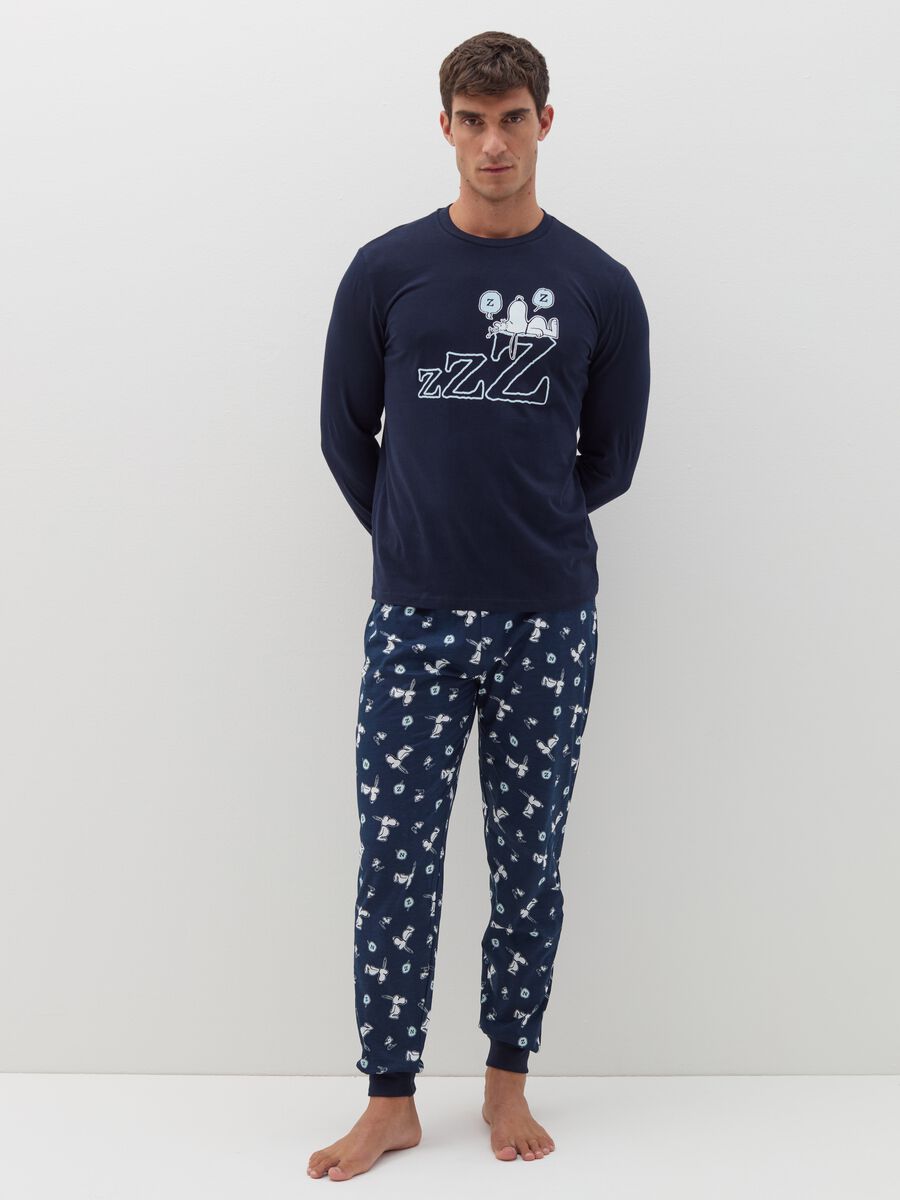 Long pyjamas with Snoopy print_0