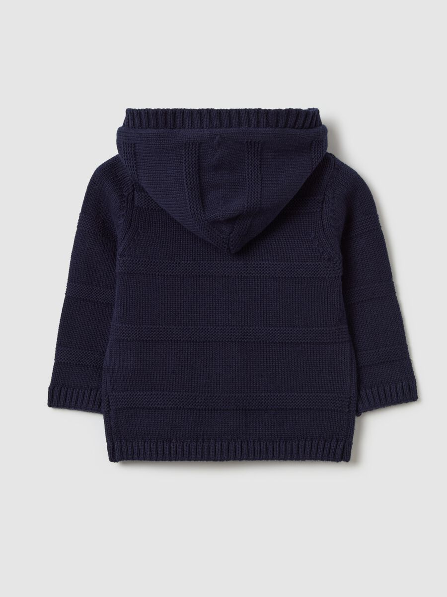 Cotton cardigan with hood_1