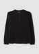 Black regular-fit honeycomb viscose-blend T-shirt_0