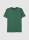 Green pure cotton T-shirt_4