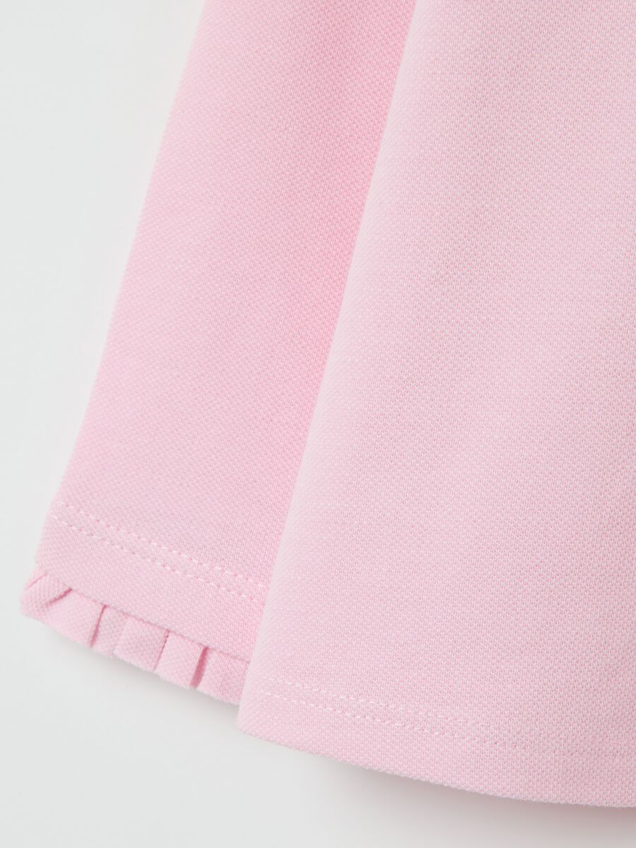 Baby cotton pink regular fit t-shirt_3