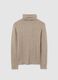 Beige Regular Fit Sweater_4