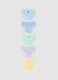Multipack of multicoloured pure cotton regular fit panties for newborns_0