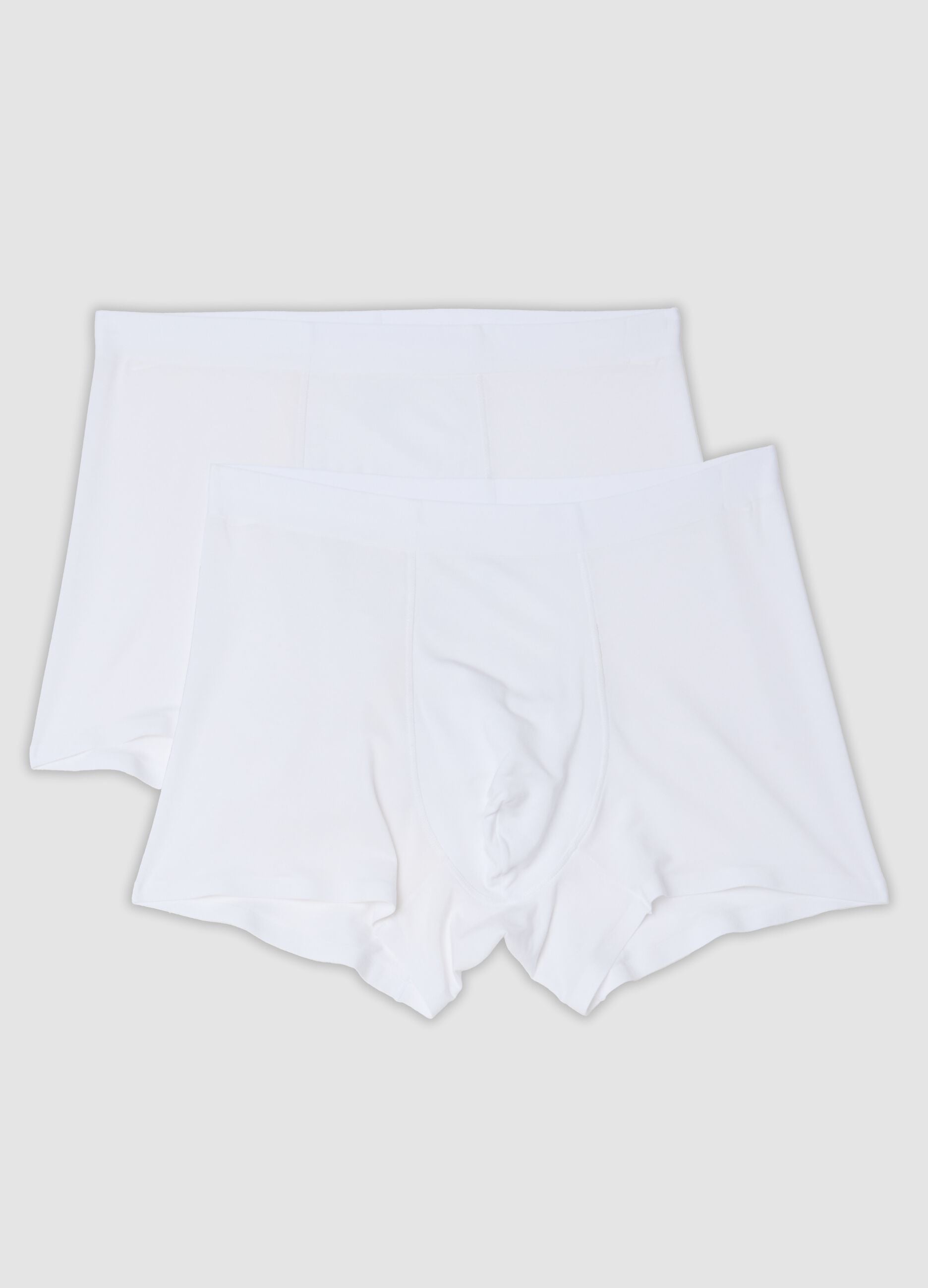 2-pack of white regular-fit stretch modal boxer shorts
