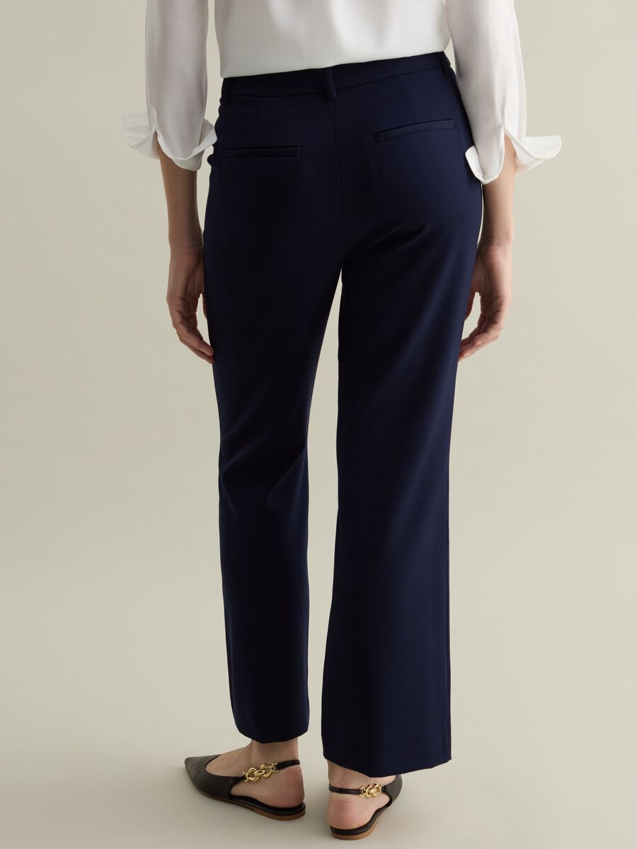 Straight-fit trousers in viscose blend_2