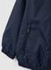 Regular fit blue fabric kids' jacket_2