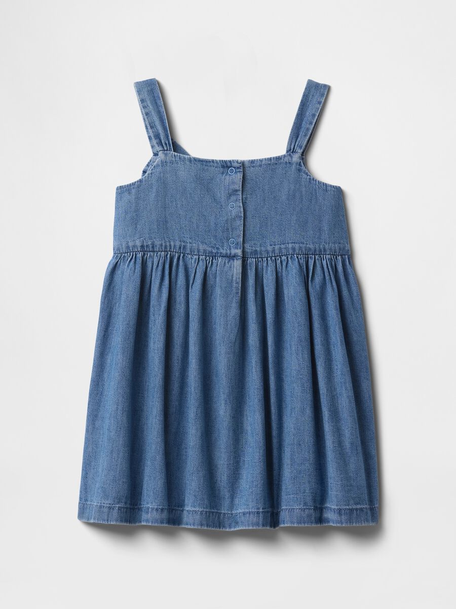 Denim Dress with Bow Detail_2