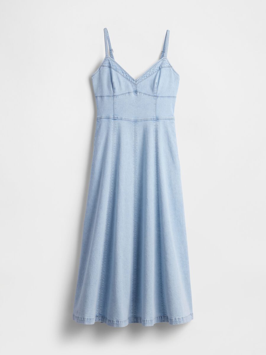 Midi Dress in Stretch Cotton_4