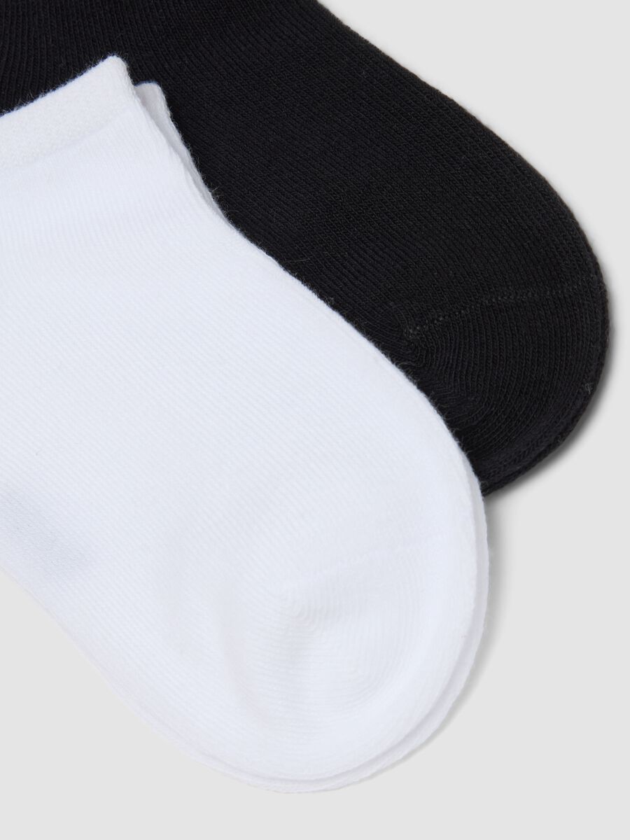 Multipack of five multicolour organic cotton ankle socks for boys_2