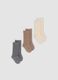 3-pack of multicolour long socks in stretch organic cotton_0