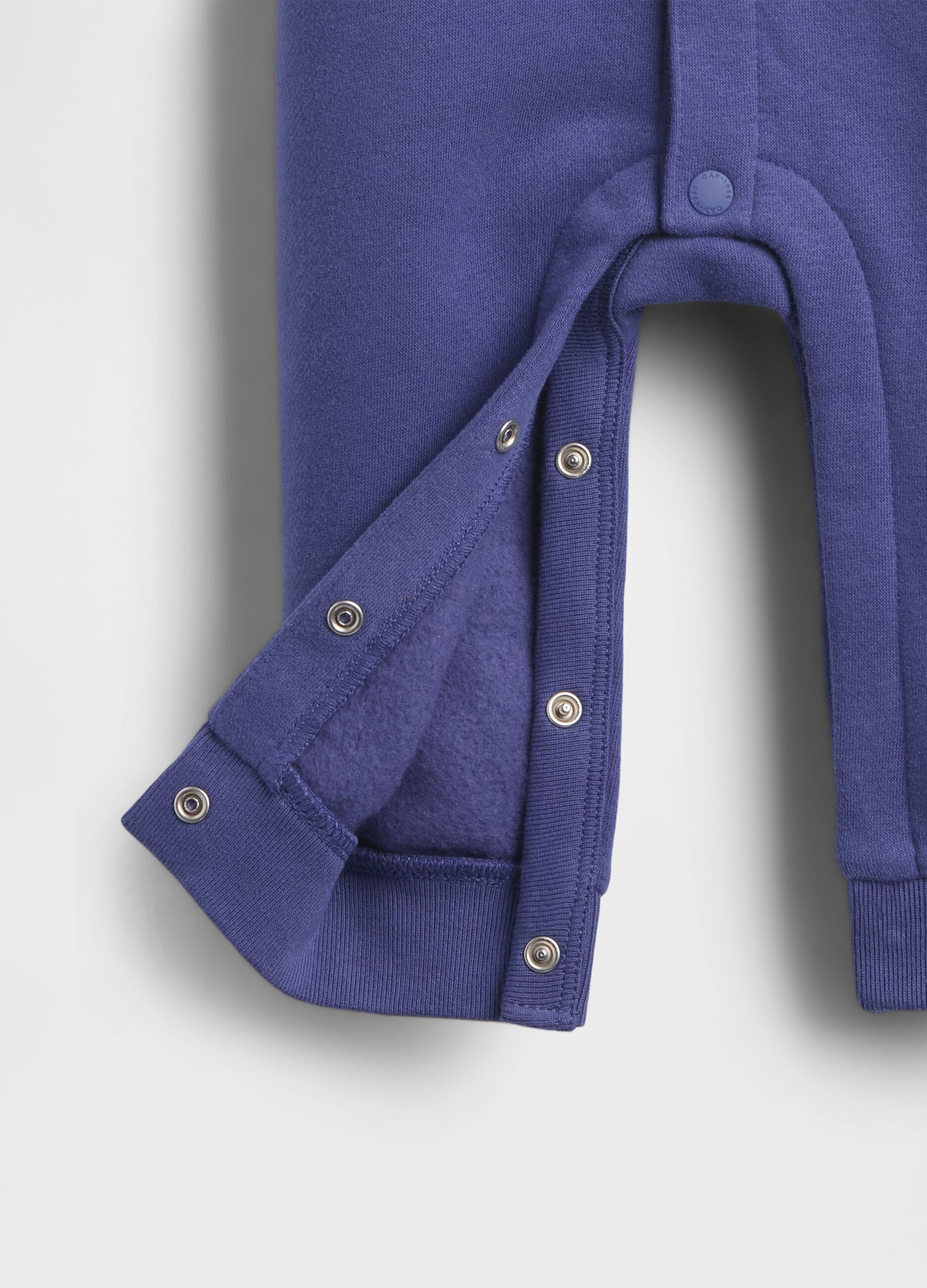 Tutina blu in misto cotone per neonato