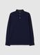 Long-sleeved polo shirt in piquet_4