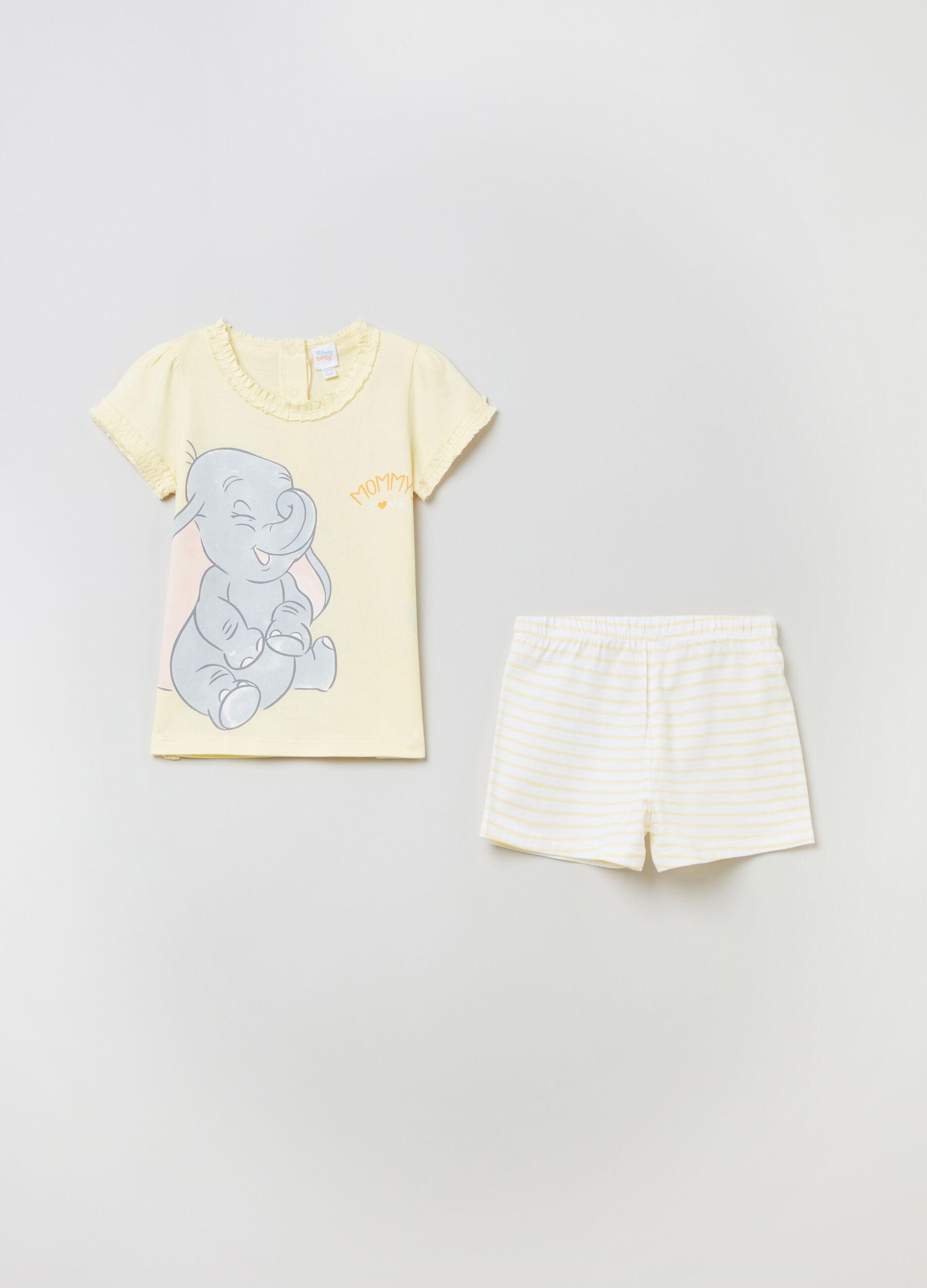 Cotton pyjamas with Dumbo print