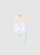 Tripack body multicolor da neonato in puro cotone_3