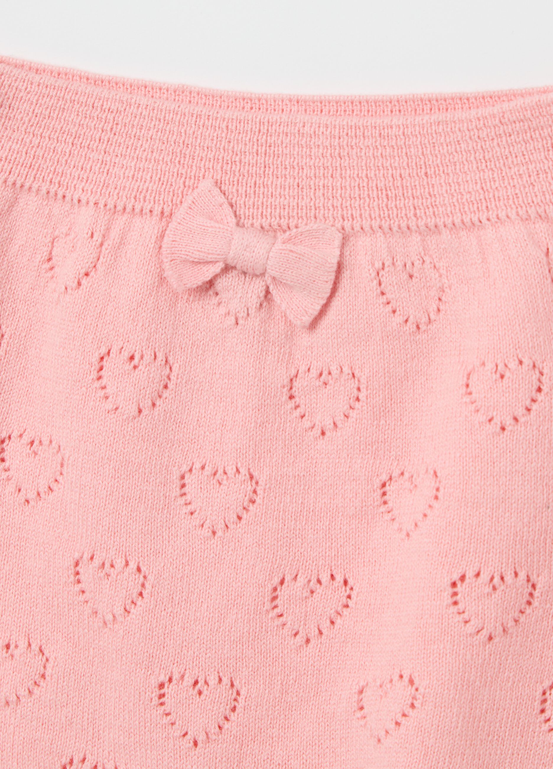 Baby girl pink set in pure cotton
