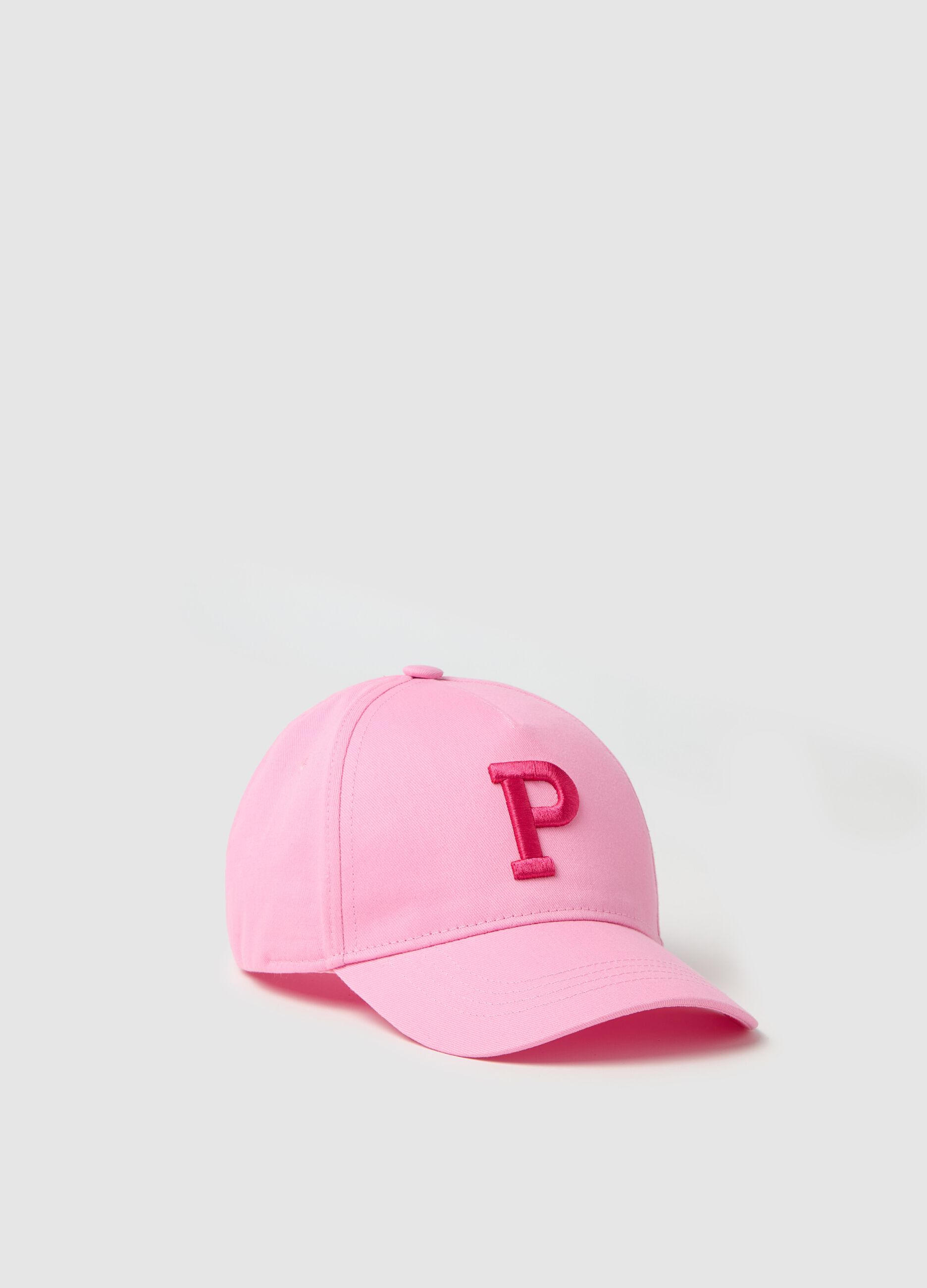 Baseball cap with embroidered logo