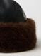 Black hat with brown brim_2