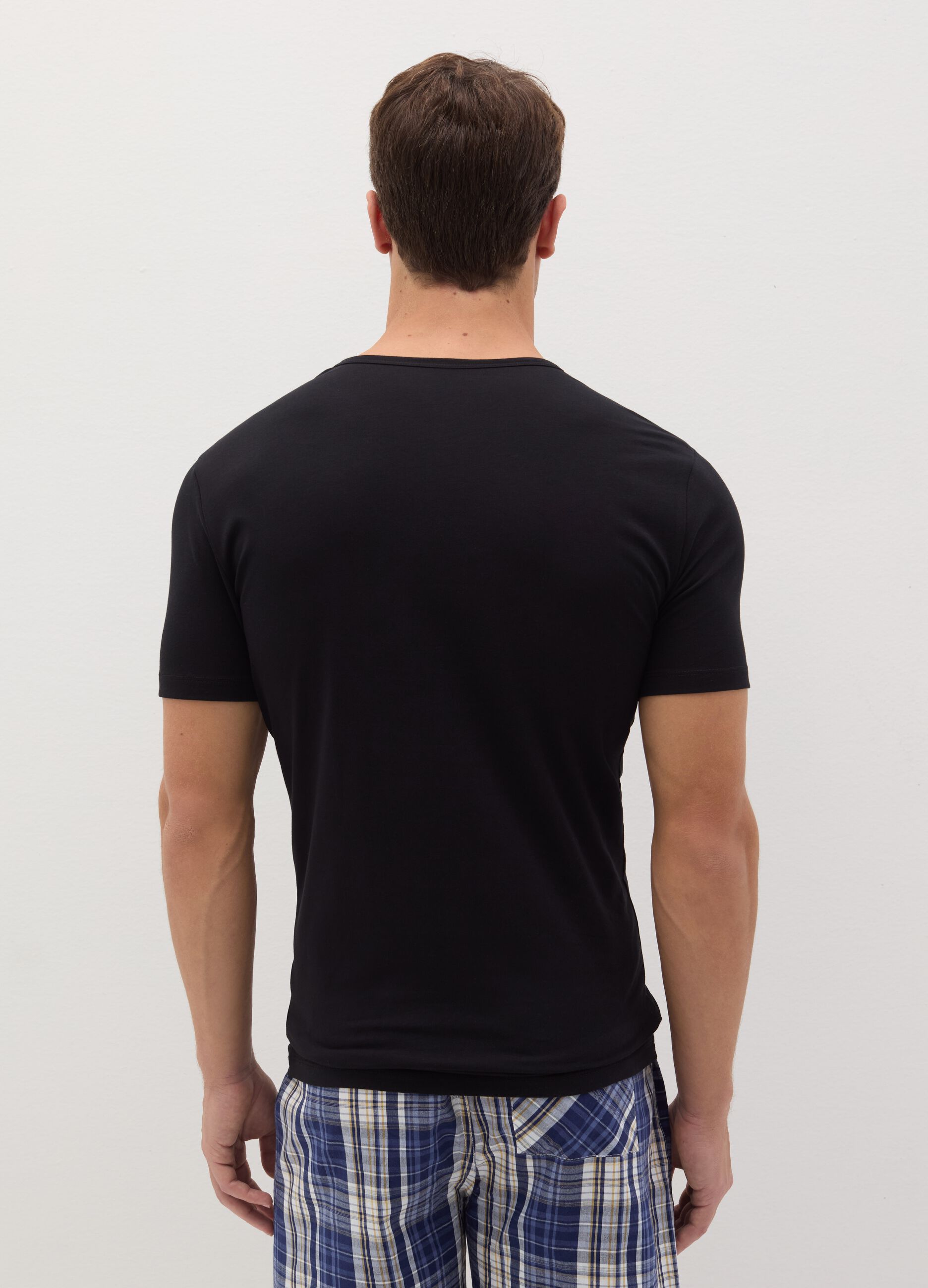Two-pack organic cotton undershirts