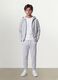 Grey organic cotton jogger trousers_0