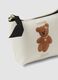 White pouch with teddy print_2