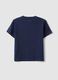 Children's blue pure cotton regular fit T-shirt with pocket_1