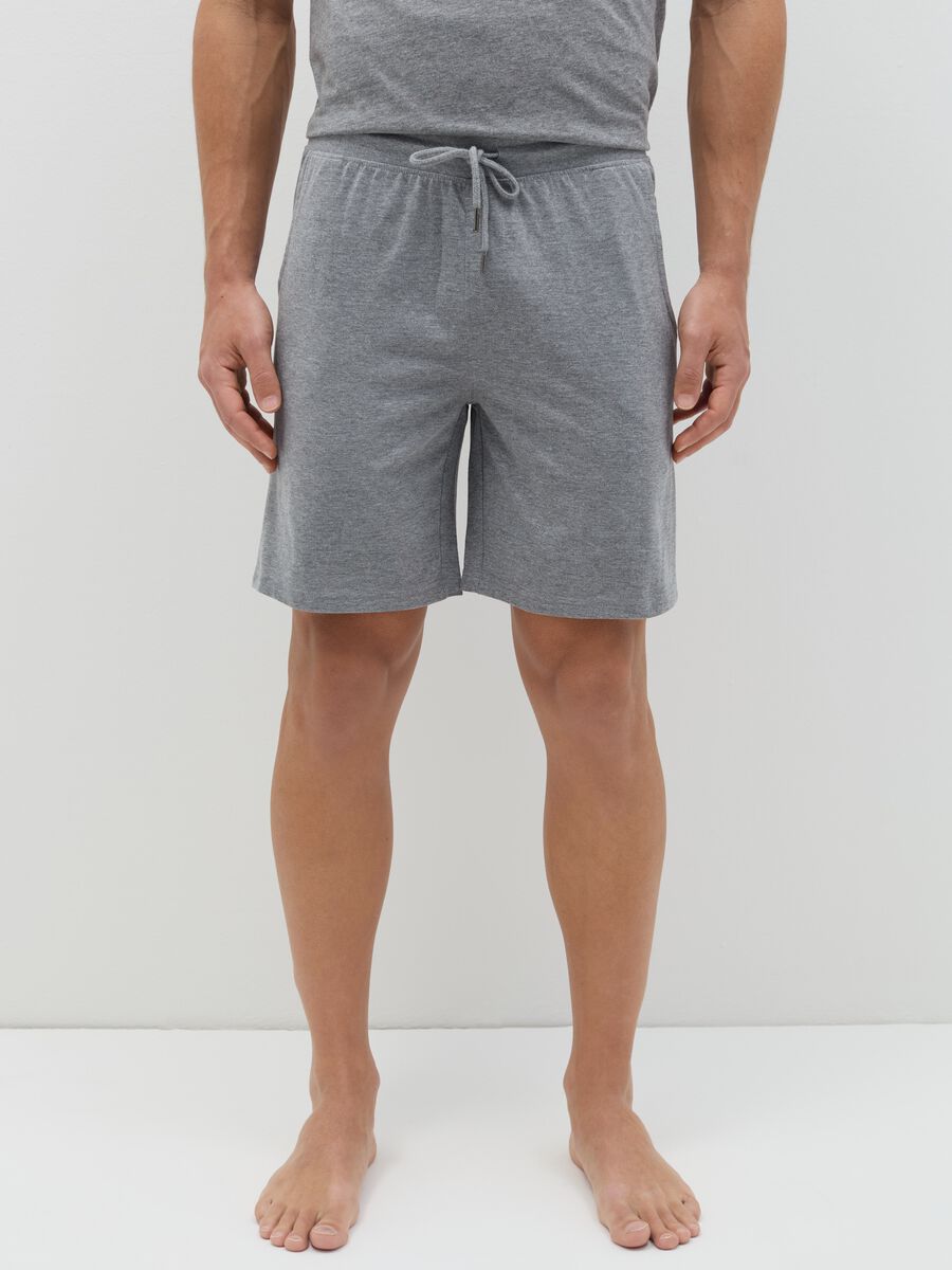 Short pyjama trousers with drawstring_1