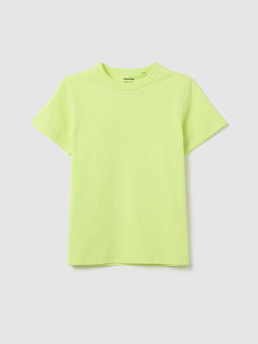 Organic cotton T-shirt with round neck_0