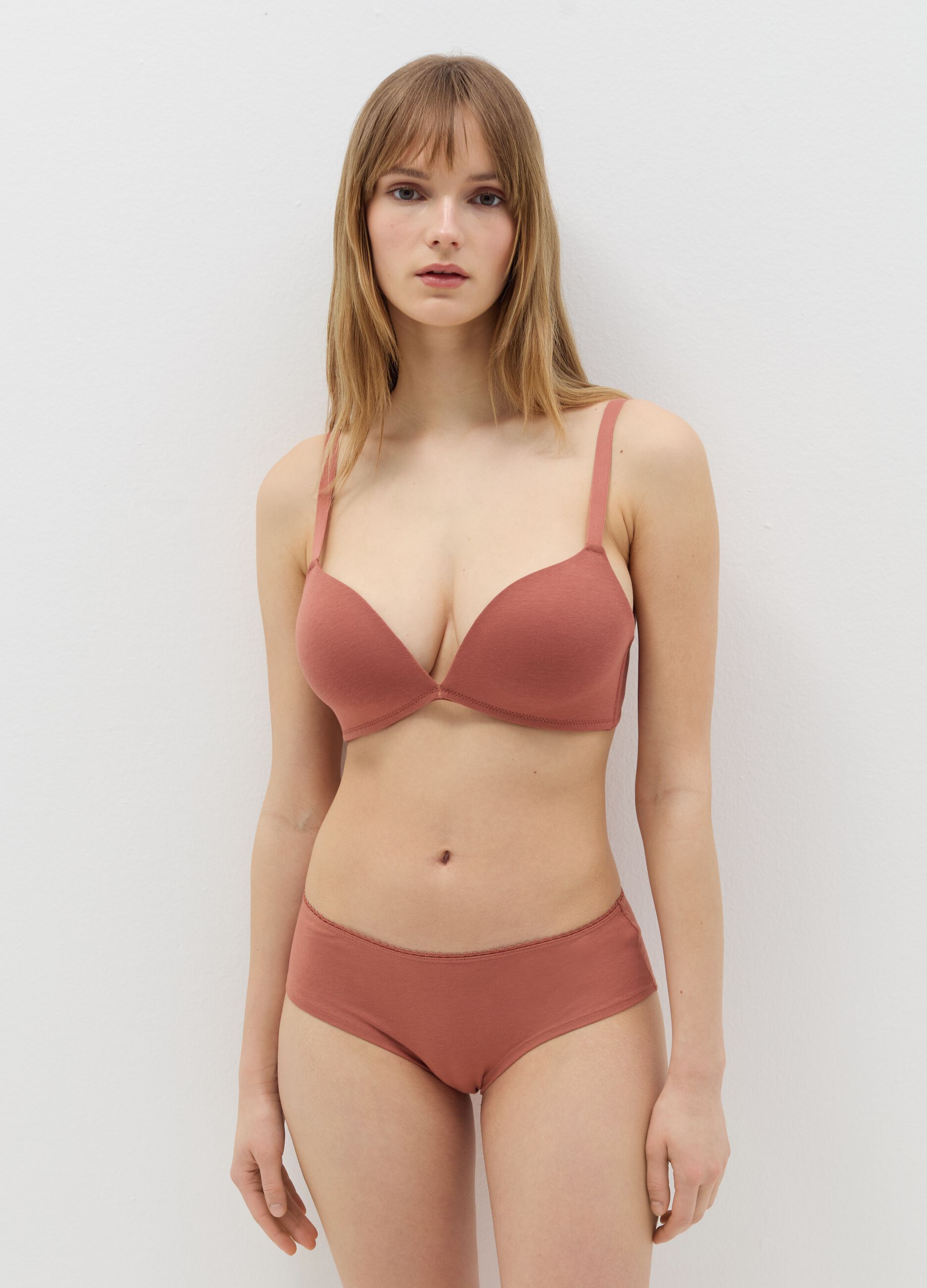 Tripack culotte con merletto