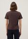 Brown stretch cotton T-shirt with studs, regular fit_3