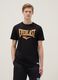 T-shirt in puro cotone nero regular fit con logo Everlast_0
