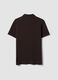 Brown 2-Way Stretch cotton polo shirt, regular fit_2