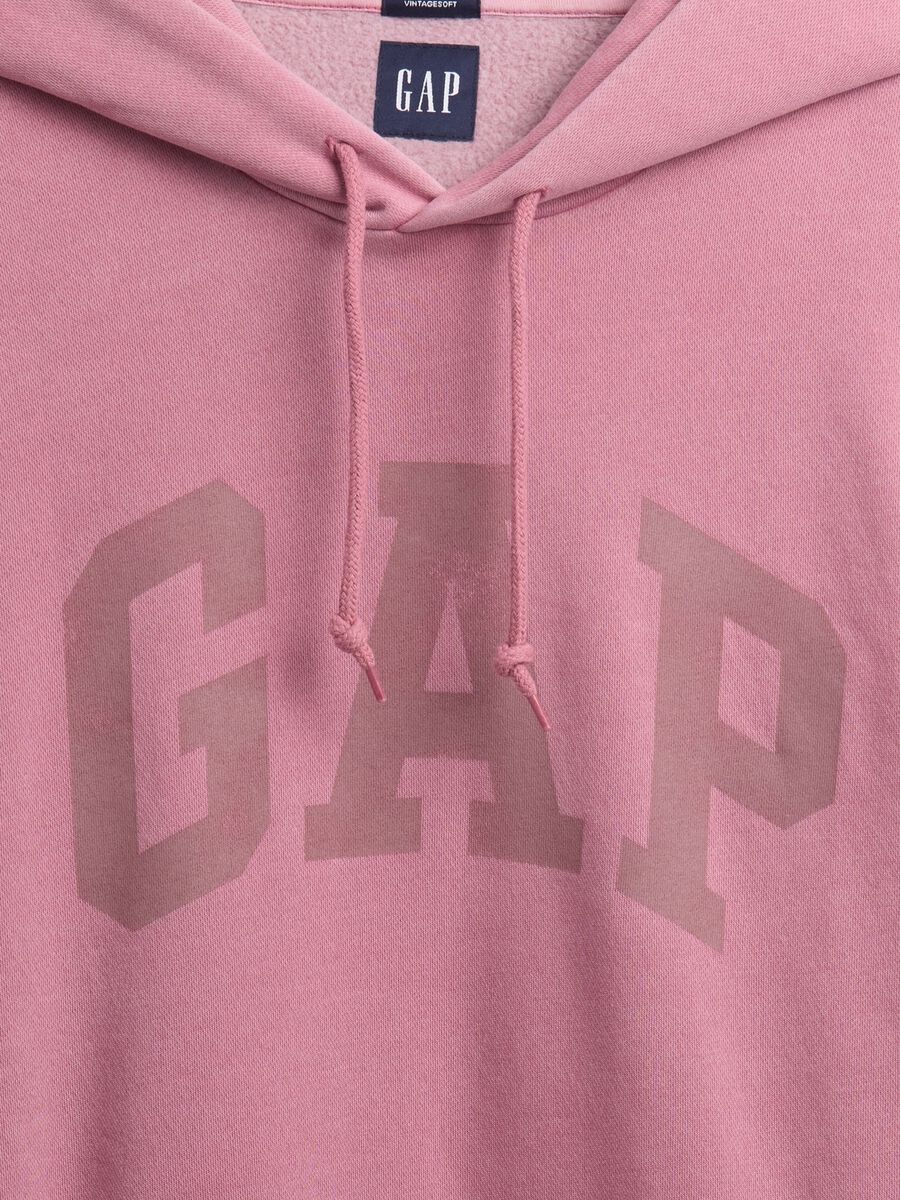 Pink hoodie with pouch pocket_4