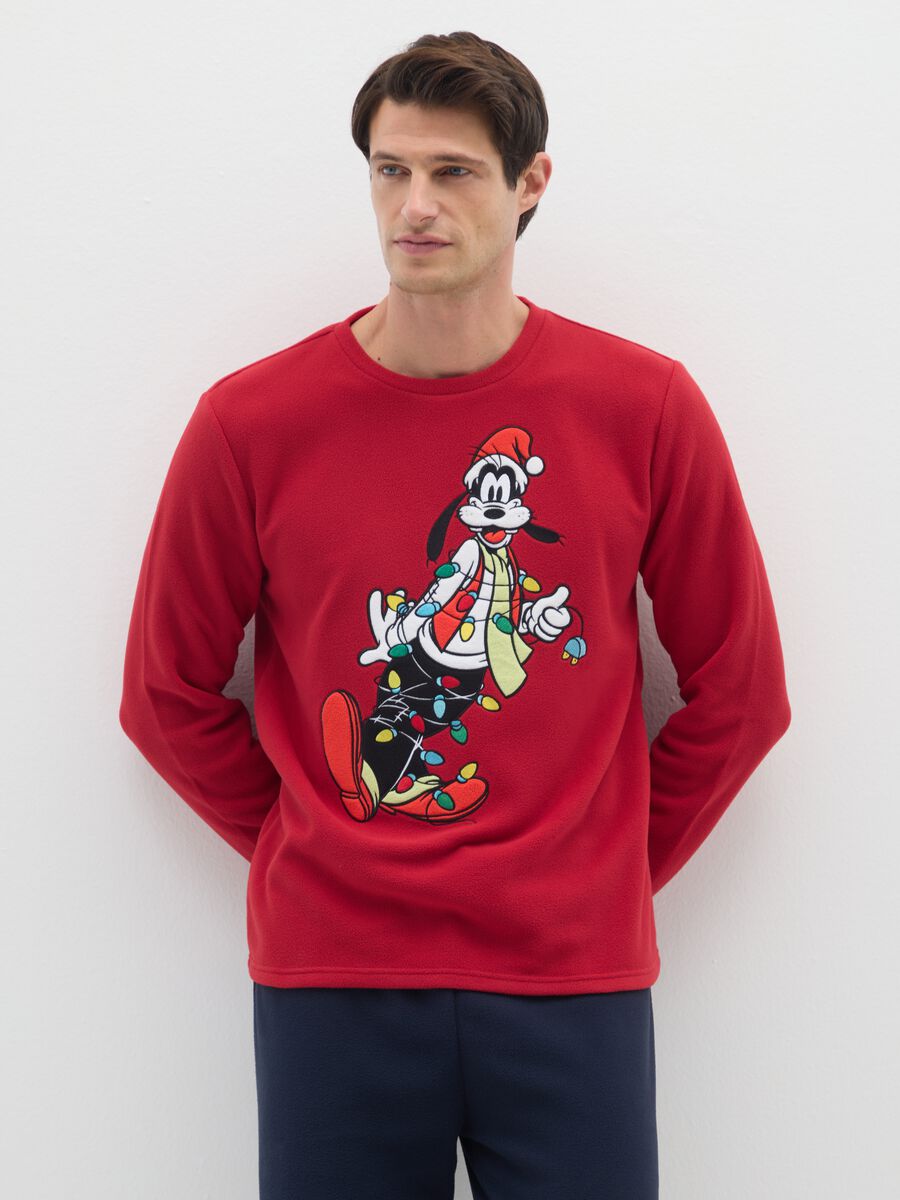 Multicoloured long sleeve regular fit pyjamas with Disney print_1