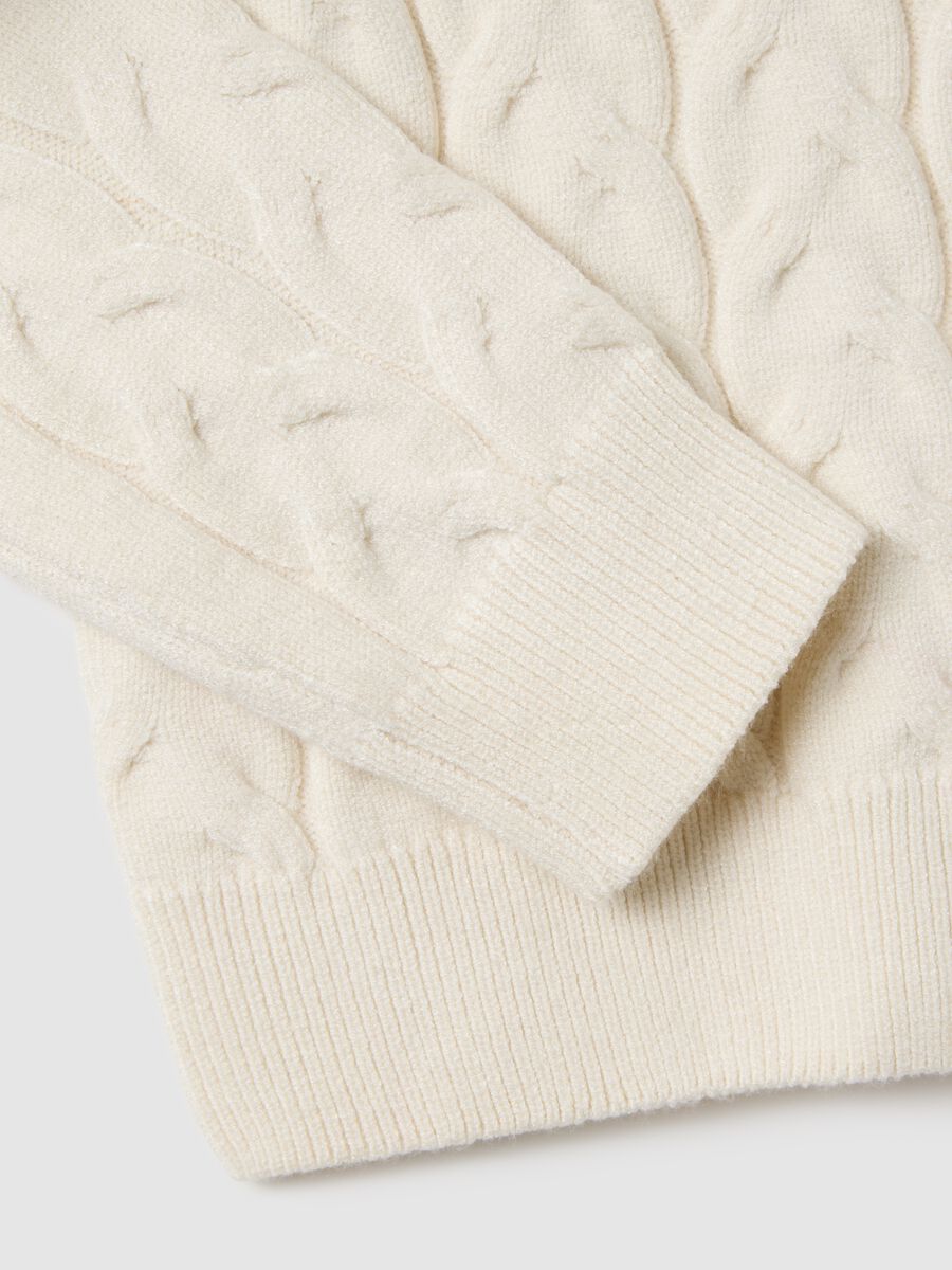 Fitted beige blend pullover_5