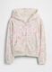 Multicoloured cotton blend girl's sweatshirt with floral pattern_2