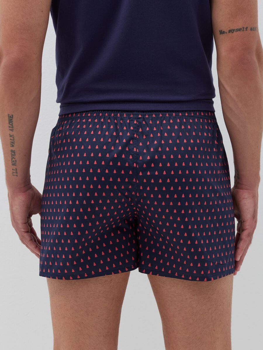 Two-pack boxer shorts in woven fabric with micro pattern_3