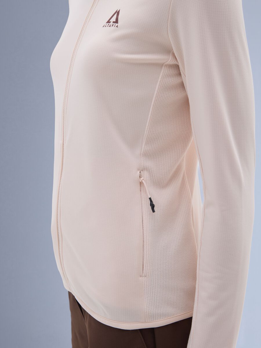 Pile waffle full zip ALTAVIA WITH DEBORAH COMPAGNONI_3