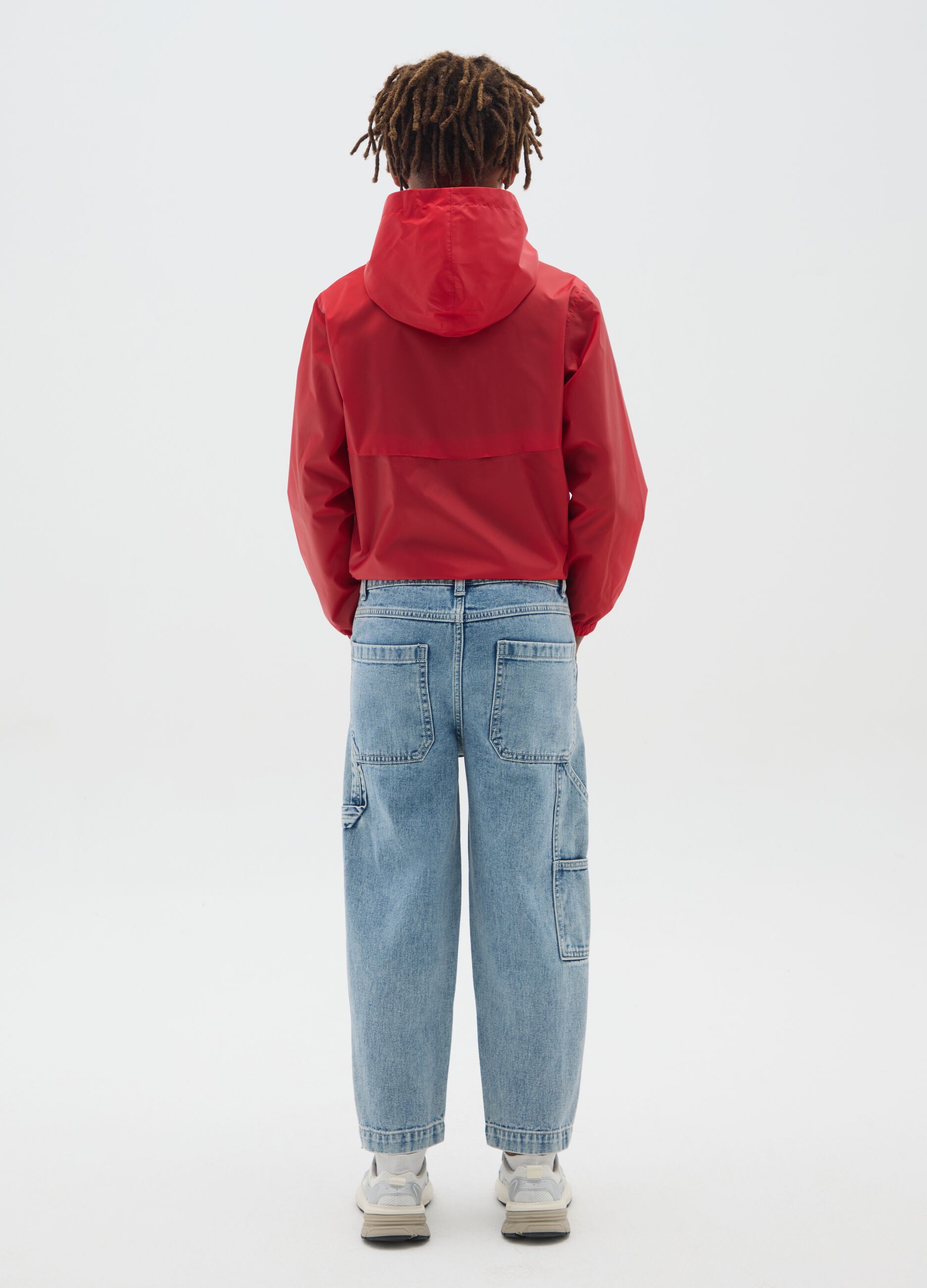 Boys' jeans in pure cotton denim, regular fit