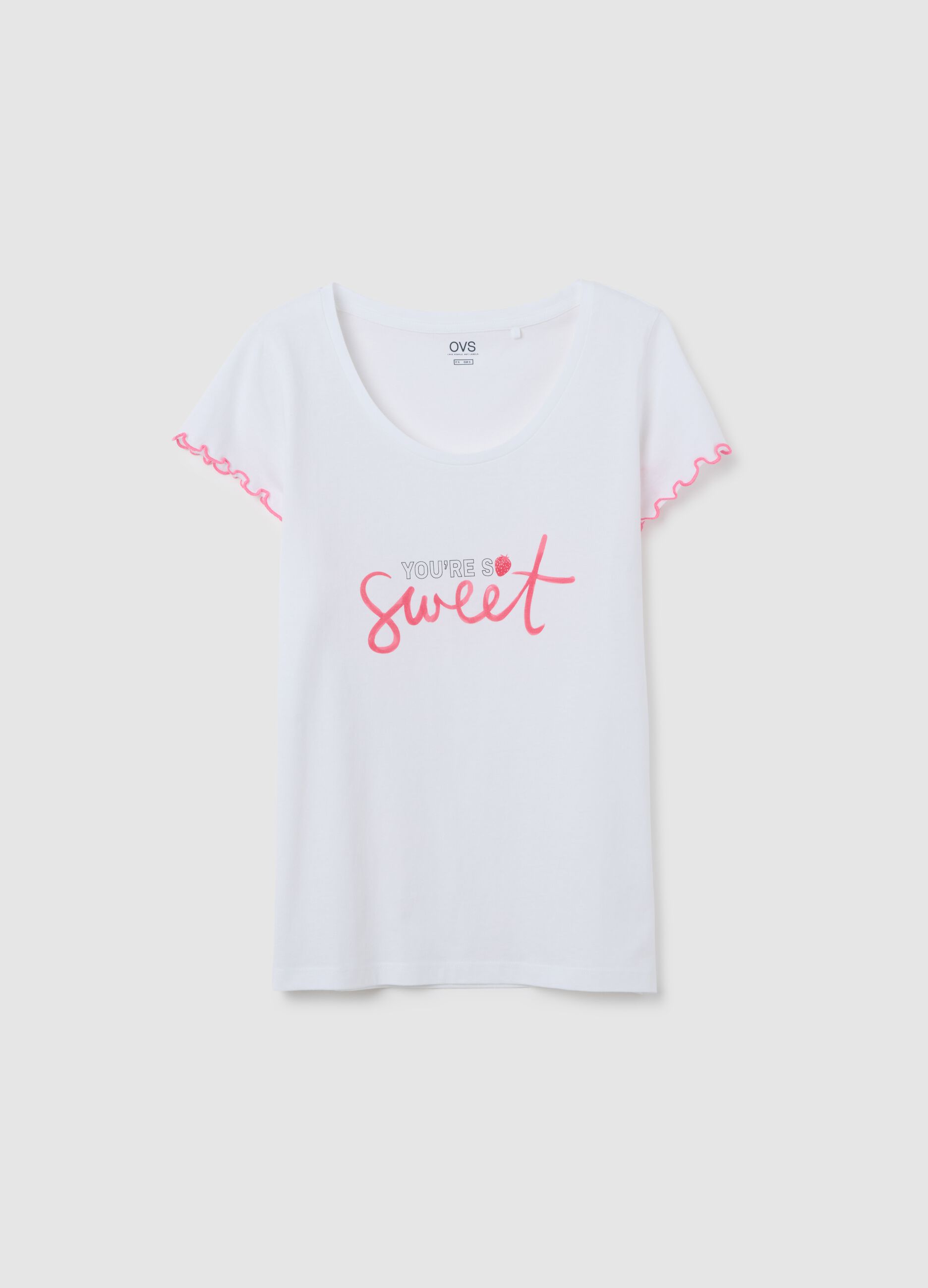 Women's regular fit pure cotton white t-shirt