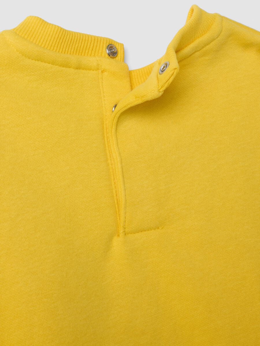 Yellow Lakers print cotton-blend jogger set, oversized fit_3