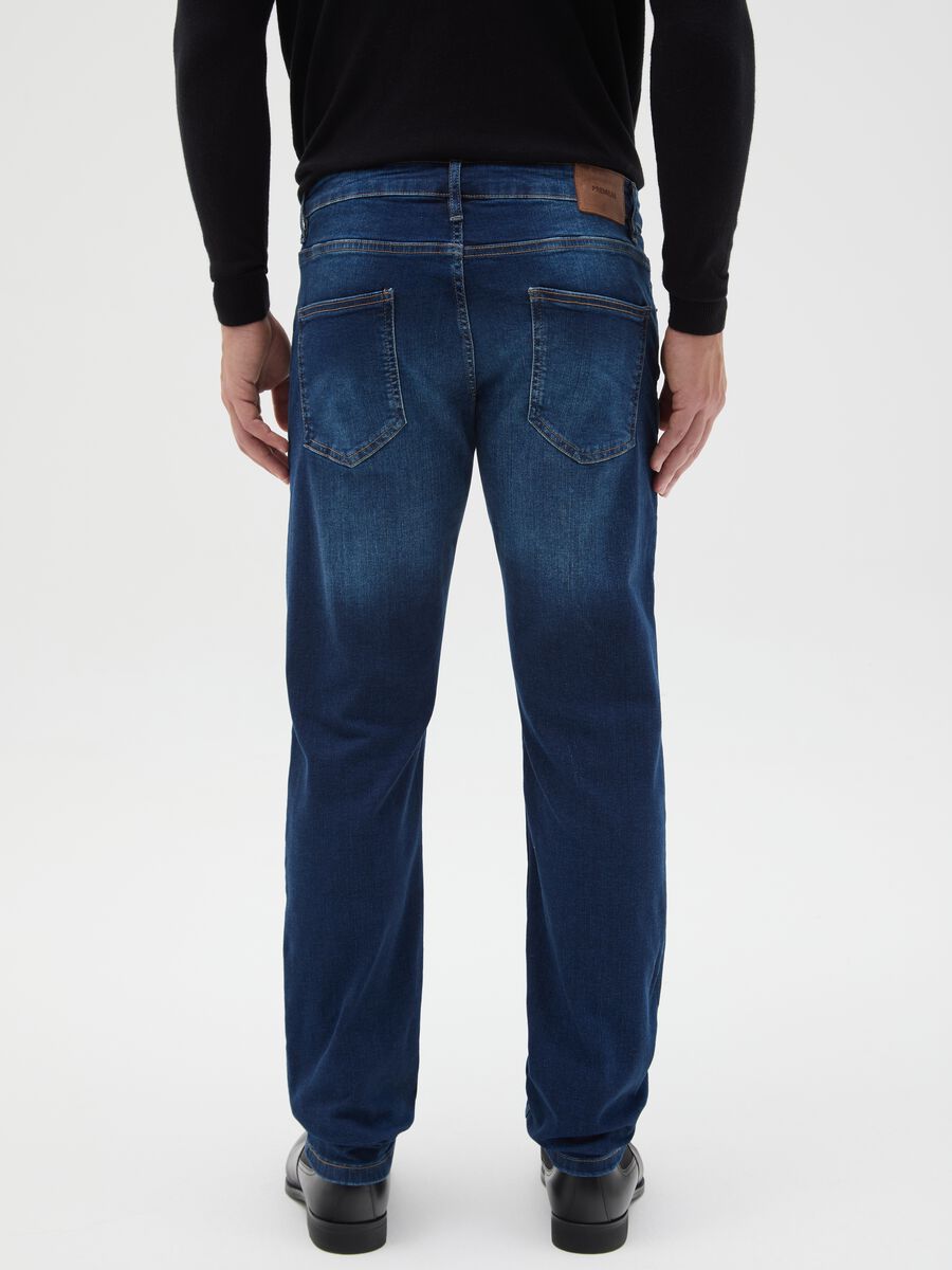 Slim Fit Blue Denim Jeans_2