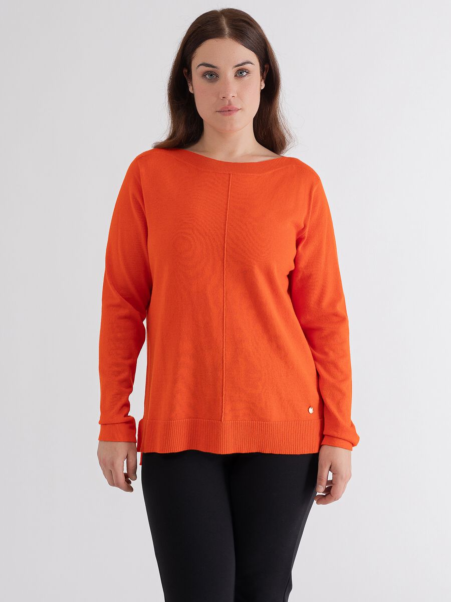 Maglia a maniche lunghe scollo a barca Curvy_0